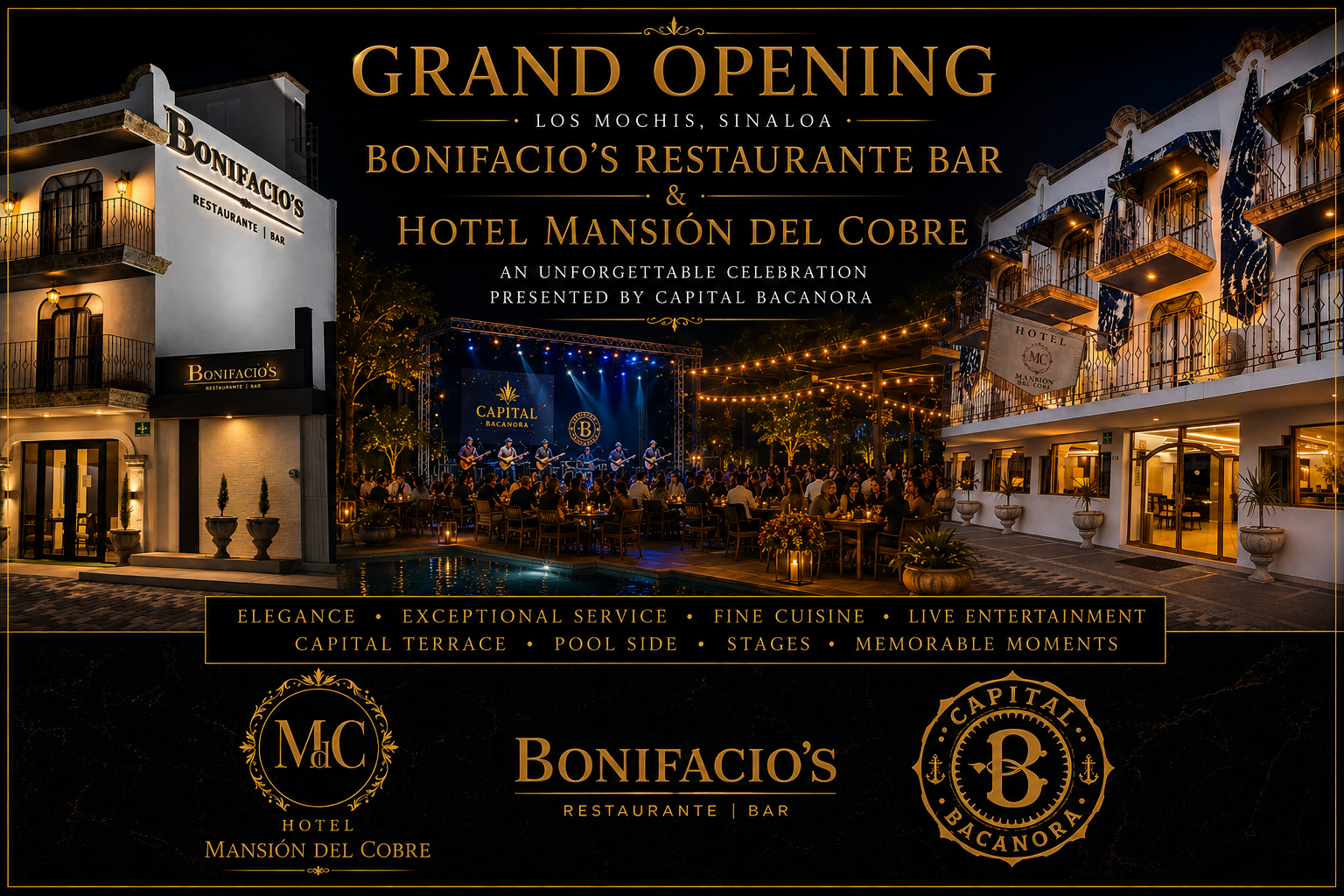 Grand Opening in Los Mochis: Bonifacio’s Restaurante Bar & Hotel Mansión del Cobre