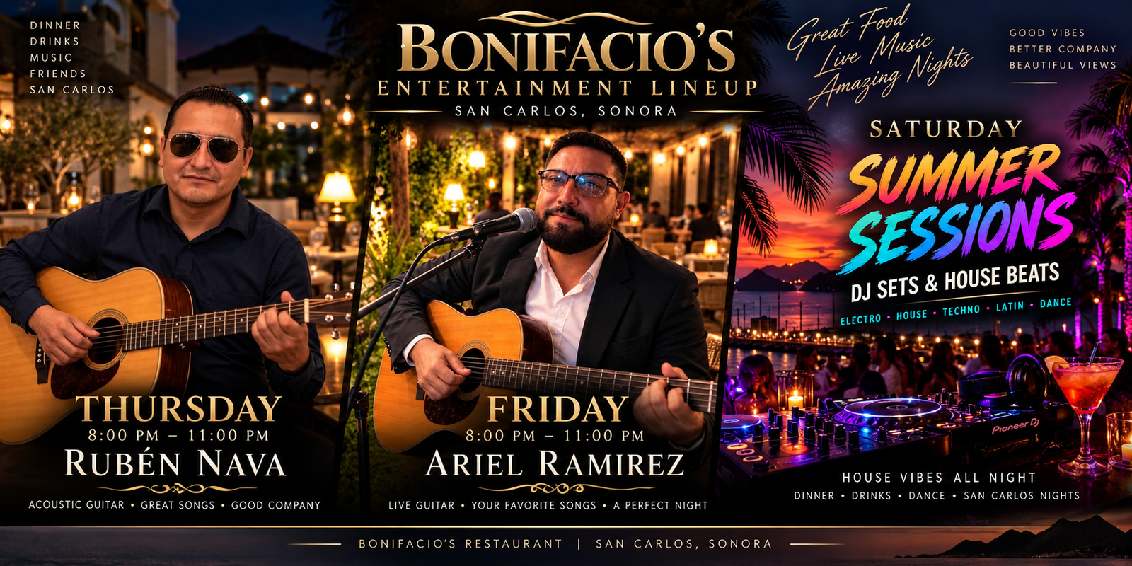 Three Nights, Three Vibes: Live Music Weekends at Bonifacio’s San Carlos