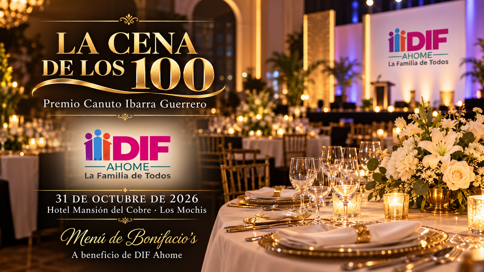 La Cena de los 100: Bonifacio’s and Hotel Mansión del Cobre Celebrate Ahome’s Community Leaders